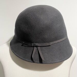 August Hat Company Cloche‎ Women’s Bow Hat Black
